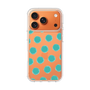スリムプロテクションケース［ オリジナル - 推し色水玉 - グリーン ］
