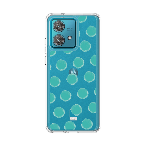 スリムプロテクションケース［ オリジナル - 推し色水玉 - グリーン ］