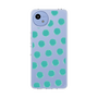 スリムプロテクションケース［ オリジナル - 推し色水玉 - グリーン ］