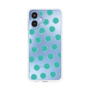 スリムプロテクションケース［ オリジナル - 推し色水玉 - グリーン ］
