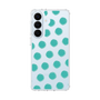 スリムプロテクションケース［ オリジナル - 推し色水玉 - グリーン ］