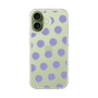 スリムプロテクションケース［ オリジナル - 推し色水玉 - パープル ］
