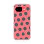 スリムプロテクションケース［ オリジナル - 推し色水玉 - ブラック ］