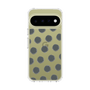 スリムプロテクションケース［ オリジナル - 推し色水玉 - ブラック ］