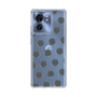 スリムプロテクションケース［ オリジナル - 推し色水玉 - ブラック ］