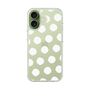 スリムプロテクションケース［ オリジナル - 推し色水玉 - ホワイト ］