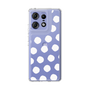 スリムプロテクションケース［ オリジナル - 推し色水玉 - ホワイト ］
