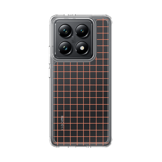 スリムプロテクションケース［ オリジナル - 推し色チェック - オレンジ ］