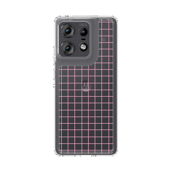 スリムプロテクションケース［ オリジナル - 推し色チェック - ピンク ］