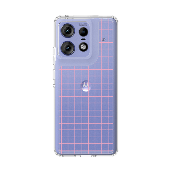 スリムプロテクションケース［ オリジナル - 推し色チェック - ピンク ］