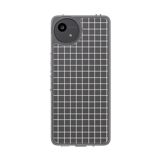 スリムプロテクションケース［ オリジナル - 推し色チェック - ホワイト ］