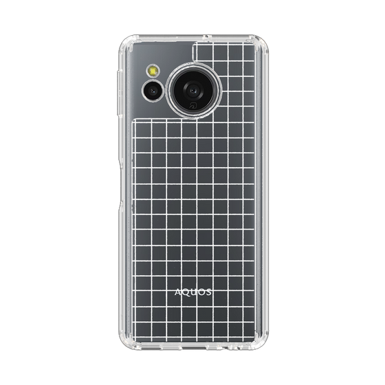 スリムプロテクションケース［ オリジナル - 推し色チェック - ホワイト ］