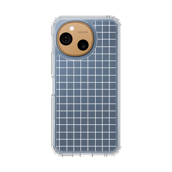 スリムプロテクションケース［ オリジナル - 推し色チェック - ホワイト ］