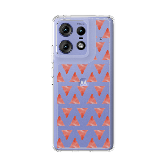 スリムプロテクションケース［ オリジナル - 推し色三角 - レッド ］