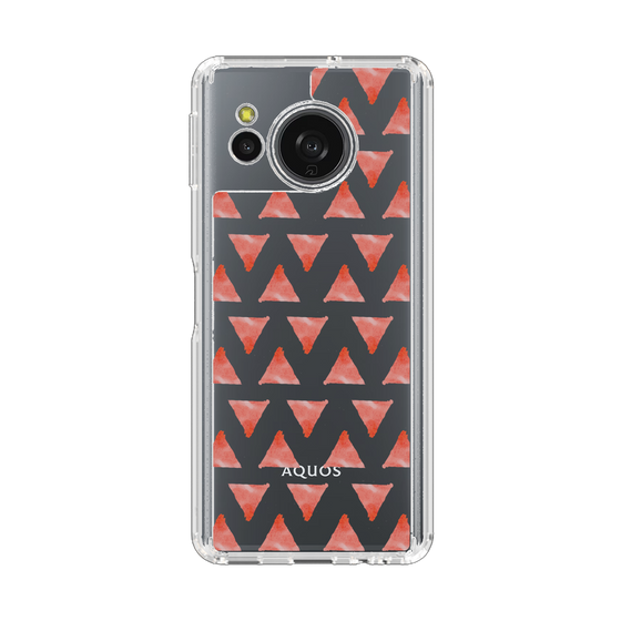 スリムプロテクションケース［ オリジナル - 推し色三角 - レッド ］