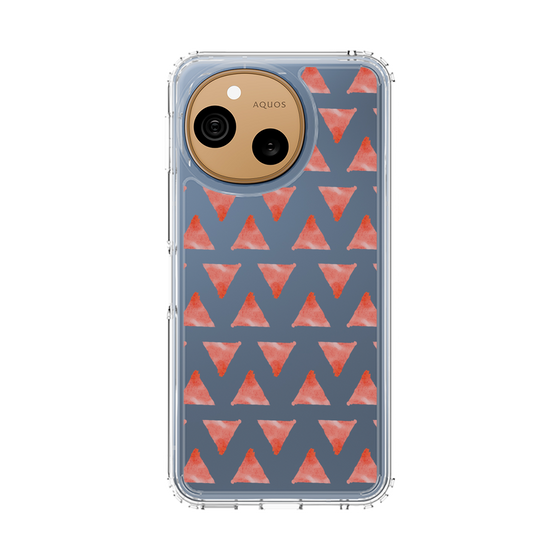 スリムプロテクションケース［ オリジナル - 推し色三角 - レッド ］