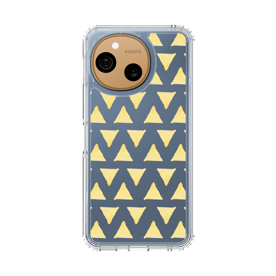 スリムプロテクションケース［ オリジナル - 推し色三角 - イエロー ］