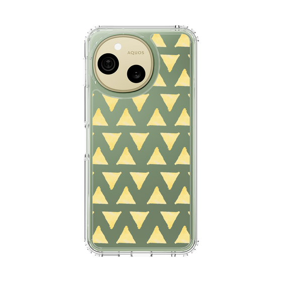 スリムプロテクションケース［ オリジナル - 推し色三角 - イエロー ］