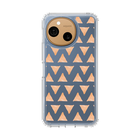 スリムプロテクションケース［ オリジナル - 推し色三角 - オレンジ ］