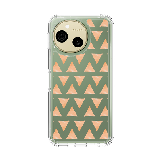 スリムプロテクションケース［ オリジナル - 推し色三角 - オレンジ ］