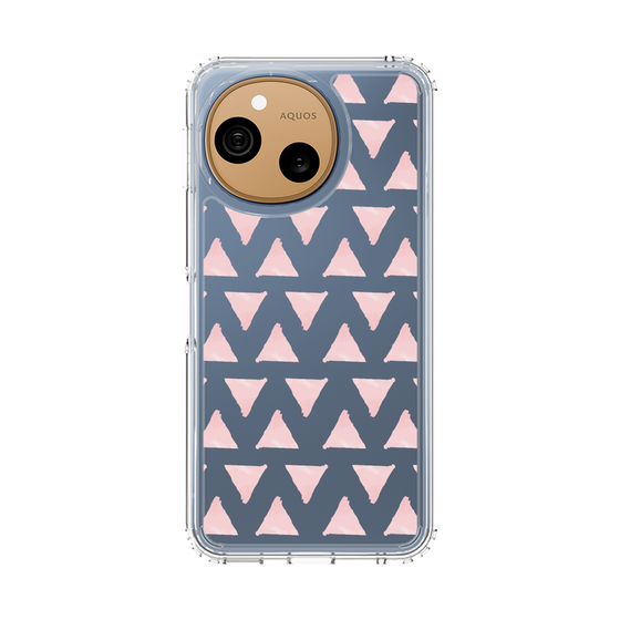 スリムプロテクションケース［ オリジナル - 推し色三角 - ピンク ］