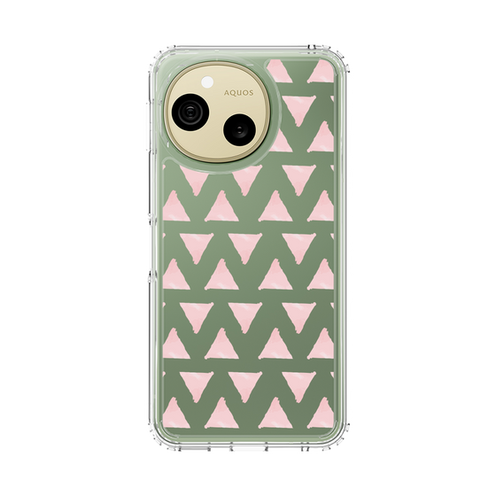 スリムプロテクションケース［ オリジナル - 推し色三角 - ピンク ］