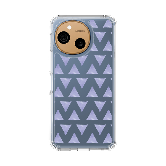 スリムプロテクションケース［ オリジナル - 推し色三角 - パープル ］