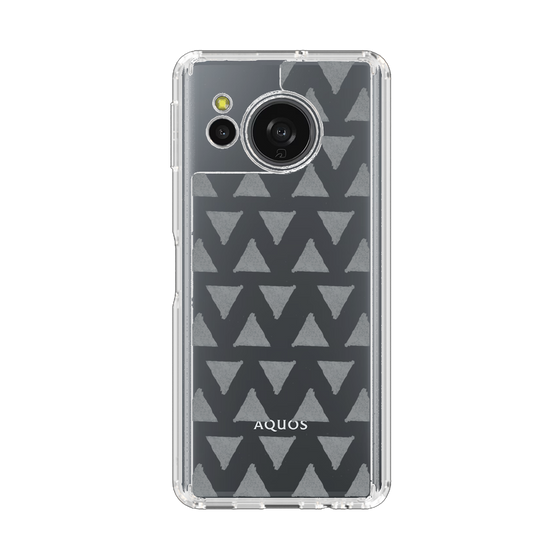 スリムプロテクションケース［ オリジナル - 推し色三角 - ブラック ］