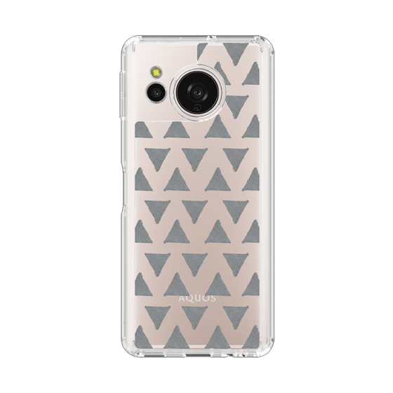 スリムプロテクションケース［ オリジナル - 推し色三角 - ブラック ］