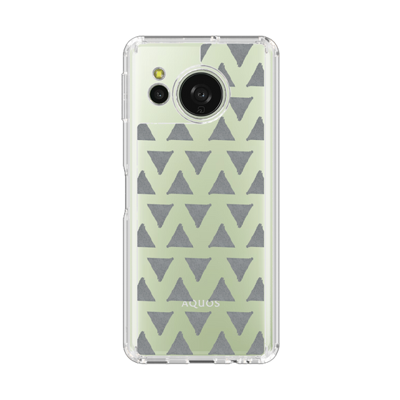 スリムプロテクションケース［ オリジナル - 推し色三角 - ブラック ］