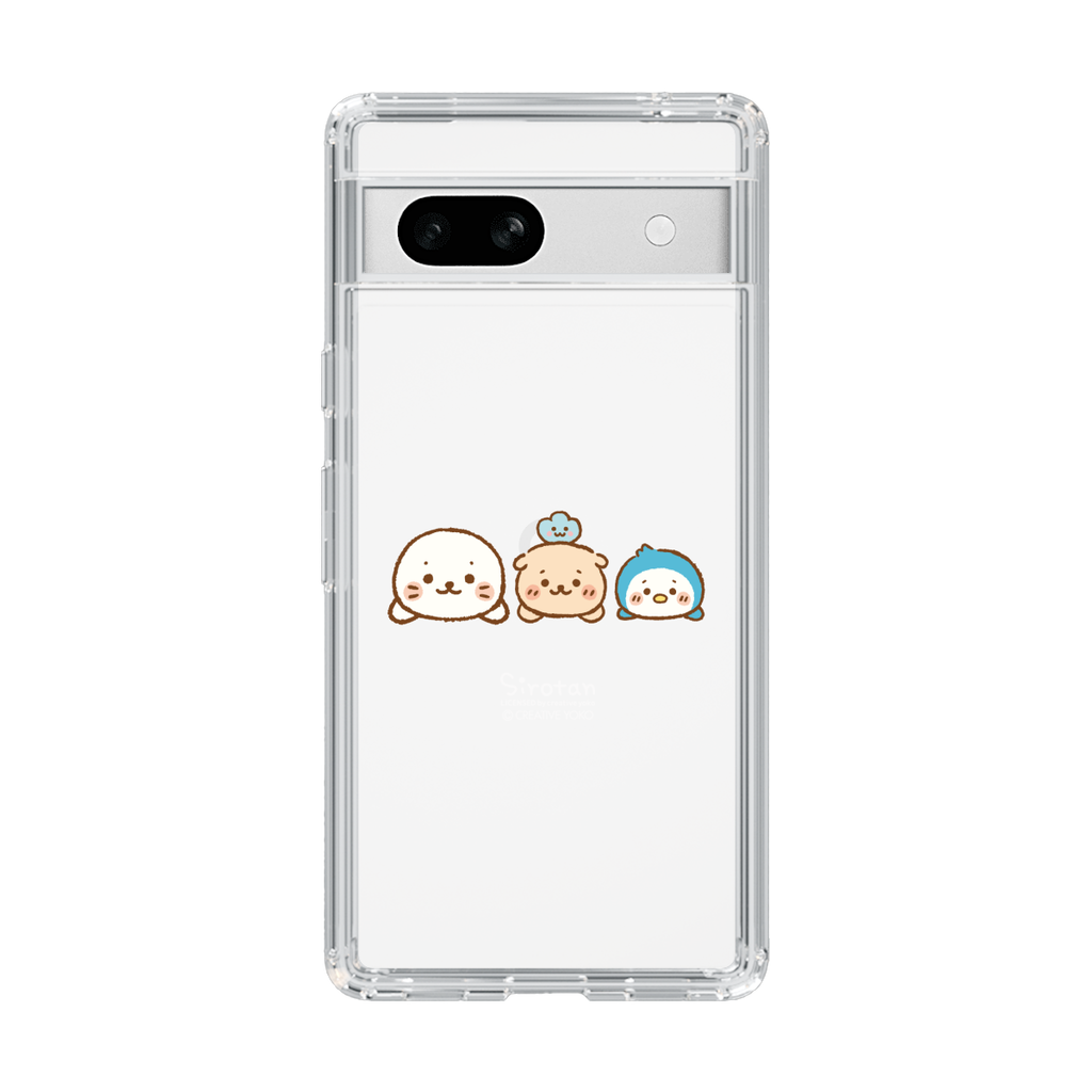 美品] Google pixel 7a用 純正シリコンケース 白う 白