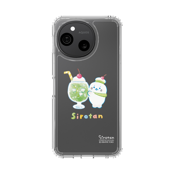 スリムプロテクションケース［ しろたん - メロンソーダ水平さん ］