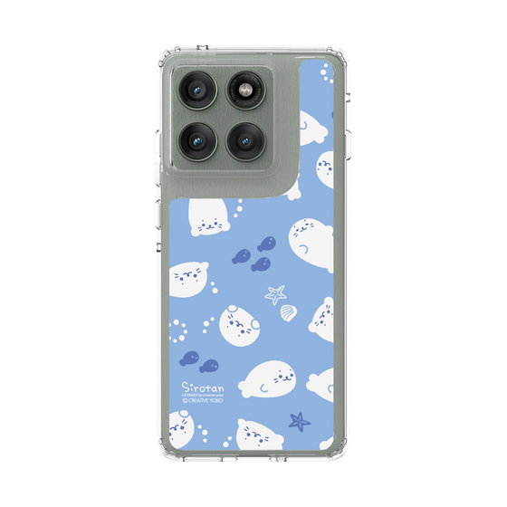 スリムプロテクションケース［ しろたん - 泳ぎ柄 ］