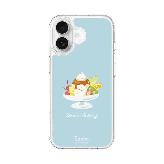 スリムプロテクションケース［ しろたん - プリンアラモード ］