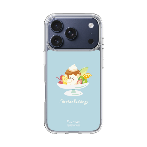 スリムプロテクションケース［ しろたん - プリンアラモード ］