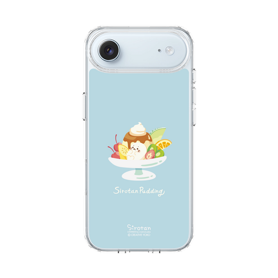 スリムプロテクションケース［ しろたん - プリンアラモード ］