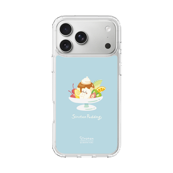 スリムプロテクションケース［ しろたん - プリンアラモード ］