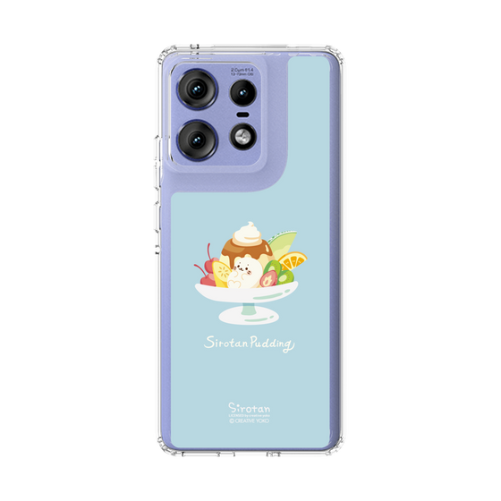 スリムプロテクションケース［ しろたん - プリンアラモード ］