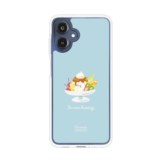 スリムプロテクションケース［ しろたん - プリンアラモード ］