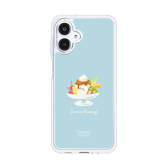 スリムプロテクションケース［ しろたん - プリンアラモード ］