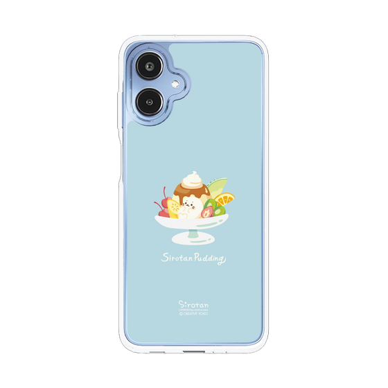スリムプロテクションケース［ しろたん - プリンアラモード ］