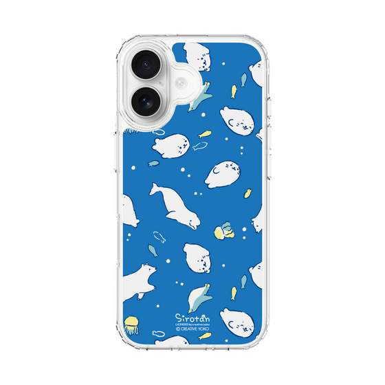 スリムプロテクションケース［ しろたん - 海の中 ］