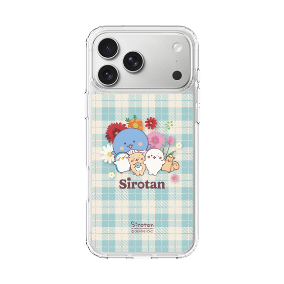 スリムプロテクションケース［ しろたん - フラワーガーデン ］