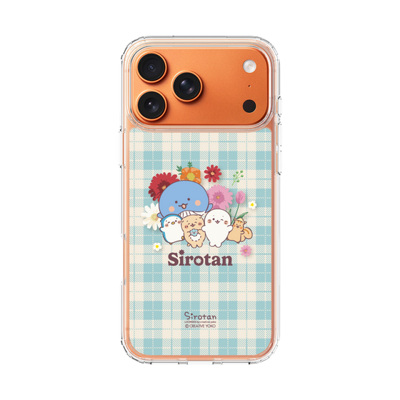 スリムプロテクションケース［ しろたん - フラワーガーデン ］
