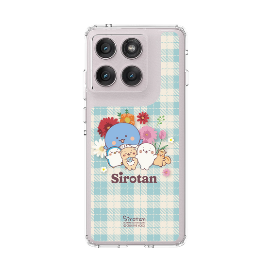 スリムプロテクションケース［ しろたん - フラワーガーデン ］