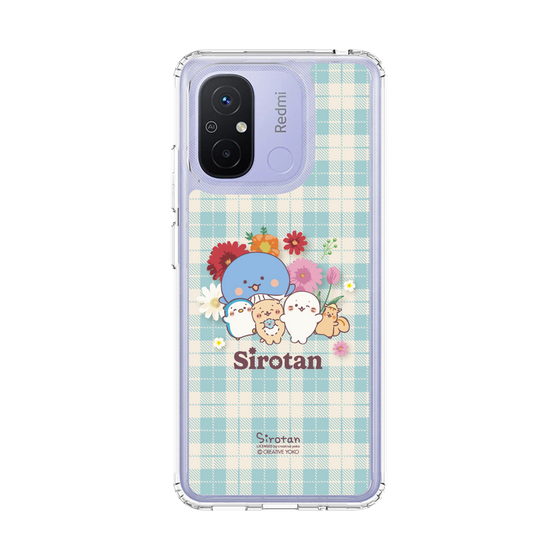 スリムプロテクションケース［ しろたん - フラワーガーデン ］