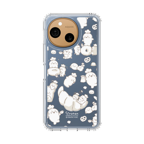 スリムプロテクションケース［ しろたん - もぐもぐパン ］