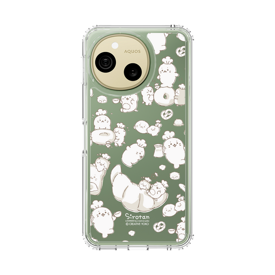 スリムプロテクションケース［ しろたん - もぐもぐパン ］