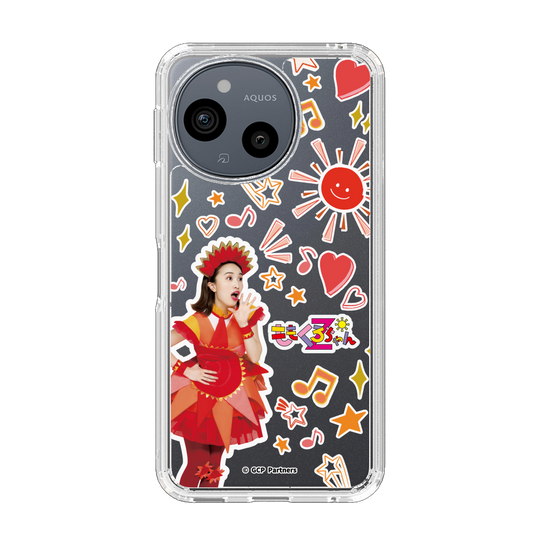 スリムプロテクションケース［ ももくろちゃんZ- おひさまかなこちゃん - 総柄 ］