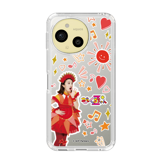 スリムプロテクションケース［ ももくろちゃんZ- おひさまかなこちゃん - 総柄 ］